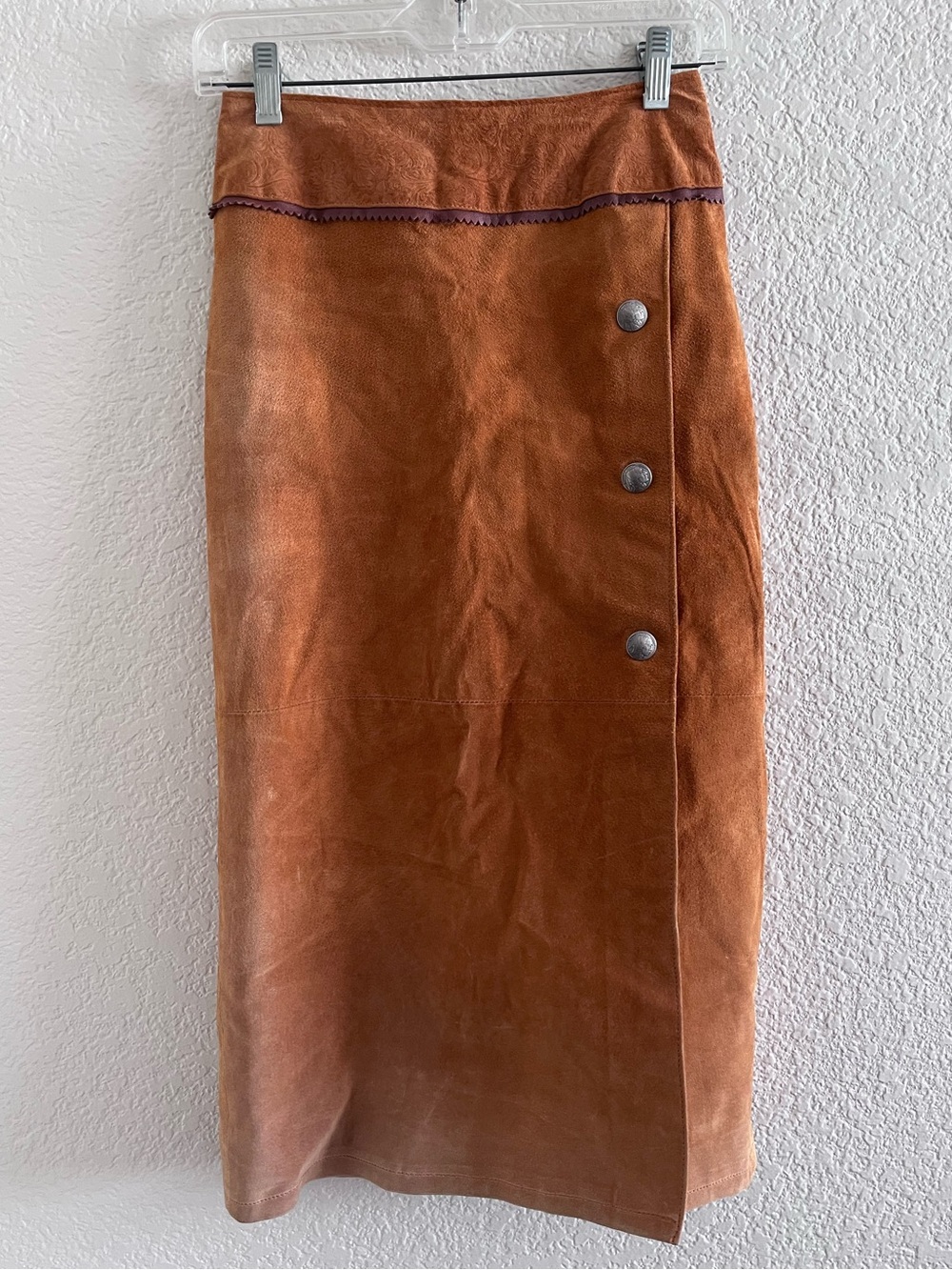 Vintage Phoenix USA Frontier Collection Leather Pencil Skirt - XS (0/2)